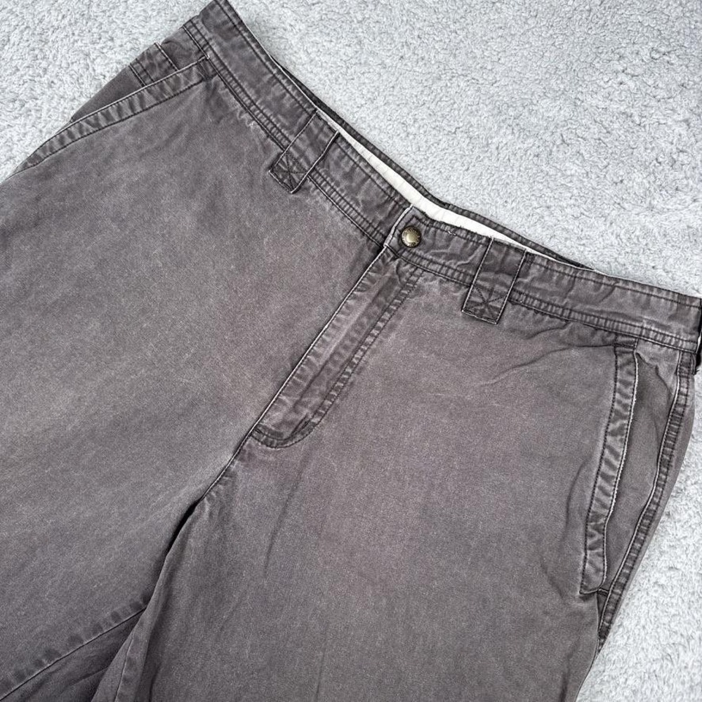 Columbia Vertex Pants Mens 36x32 Gray Cargo Outdoor Hiking Cotton Blend Workwear